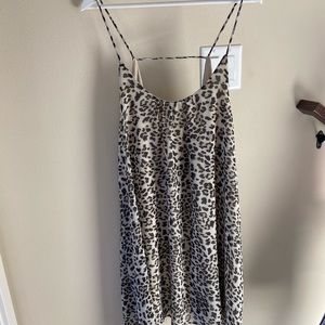 Animal print dress
